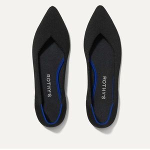 Rothy’s The Point in Black size 7.5